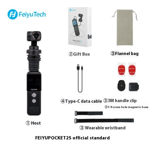Feiyu pocket 2s Vlogging Smart Camera  4K | Stabilized camera