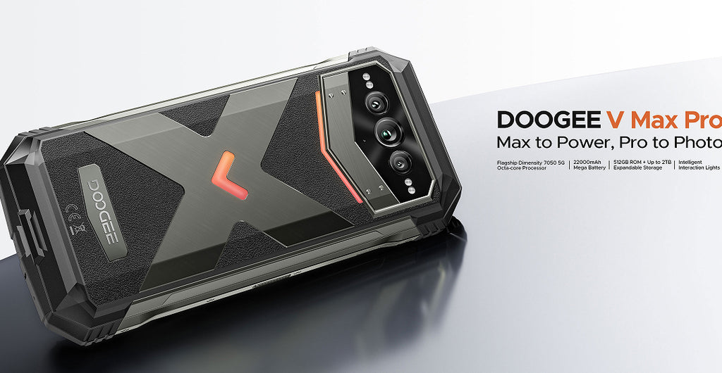 DOOGEE VMAXPRO SMART Mobile Phone |22000mAh 32GB + 512GB/TF 2TB |UNLOCK ANDRIOD 14,108MP+20MP | FULL HD+120HzIPS SCREEN | WATERPROOF PHONE