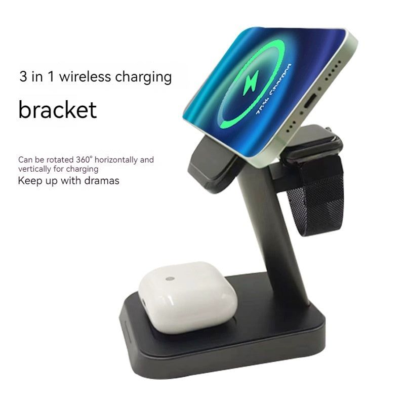 Three-in-one Wireless Charger | Watch Wireless Charger | Mobile Phone Wireless | Earphone wireless charger