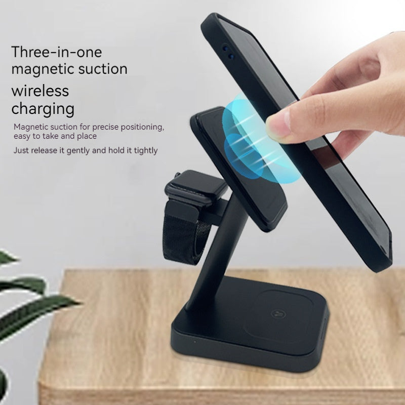 Three-in-one Wireless Charger | Watch Wireless Charger | Mobile Phone Wireless | Earphone wireless charger