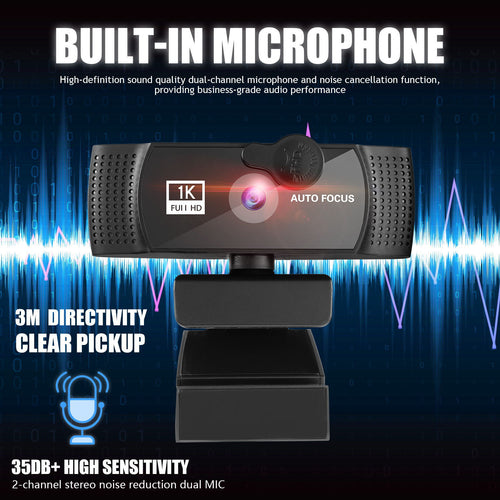 4k/2k/1k/1080p webcam Full HD | Built-in Microphone  | Auto Focus Computer Camera