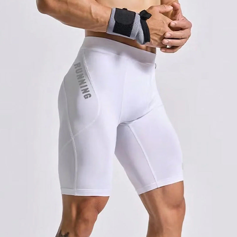 Sports Compression Shorts Men's High Elasticity Running Cycling