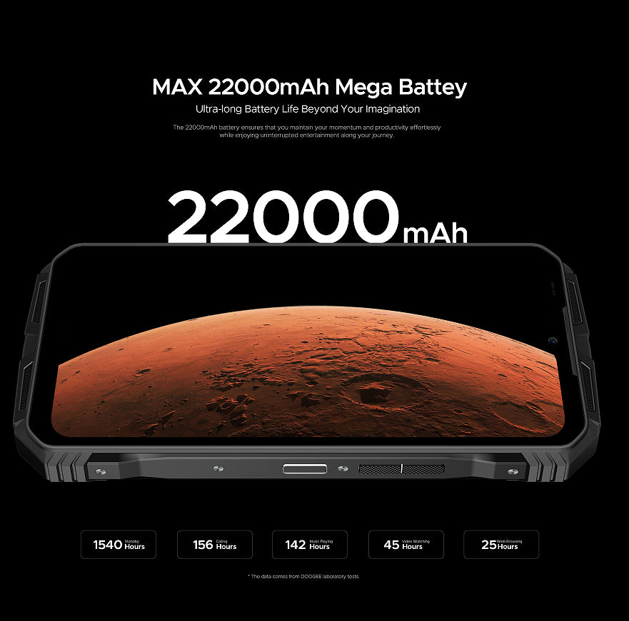 DOOGEE VMAXPRO SMART Mobile Phone |22000mAh 32GB + 512GB/TF 2TB |UNLOCK ANDRIOD 14,108MP+20MP | FULL HD+120HzIPS SCREEN | WATERPROOF PHONE