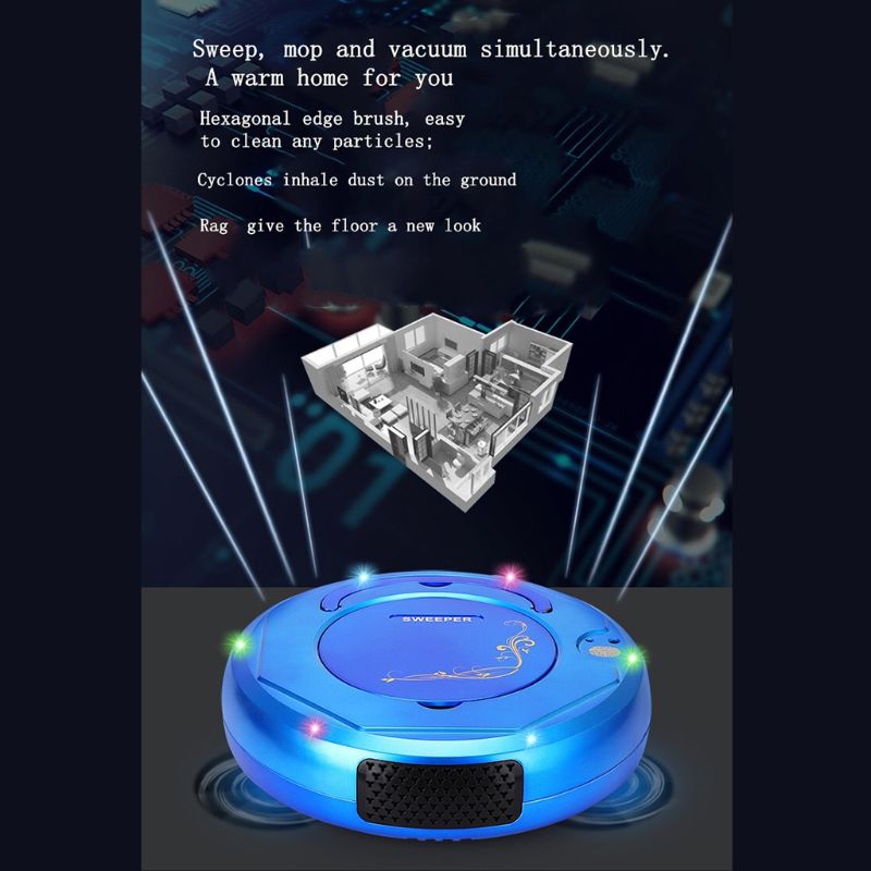 Smart Vacuum Mop | Household Automatic Vacuum Cleaner