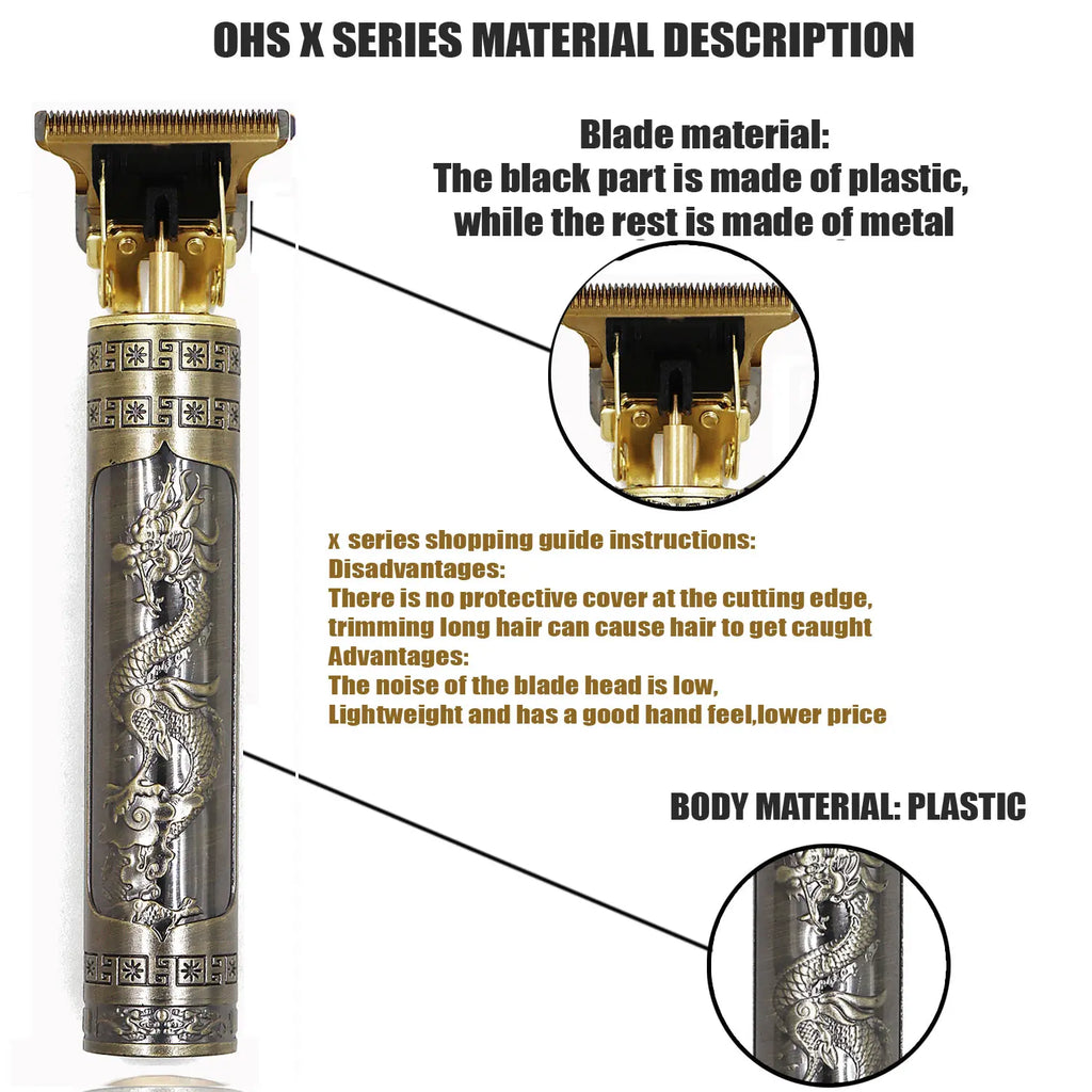 T9 Hair Clipper Repair Beard Shaving Body Hair Trimmer Clippers Electric Machine Men Haircut Machine 0mm Barber Shaver